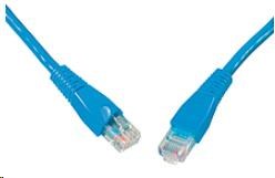 Solarix Patch kabel CAT5E UTP PVC 10m modrý snag-proof C5E-114BU-10MB