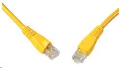 Solarix Patch kabel CAT5E UTP PVC 10m žlutý snag-proof C5E-114YE-10MB