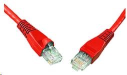 Solarix Patch kabel CAT5E UTP PVC 15m červený snag-proof C5E-114RD-15MB