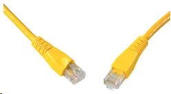 Solarix Patch kabel CAT5E UTP PVC 15m žlutý snag-proof C5E-114YE-15MB