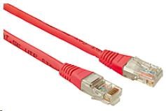 Solarix Patch kabel CAT5E UTP PVC 1m červený non-snag-proof C5E-155RD-1MB