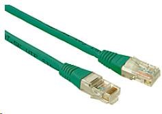 Solarix Patch kabel CAT5E UTP PVC 1m zelený non-snag-proof C5E-155GR-1MB