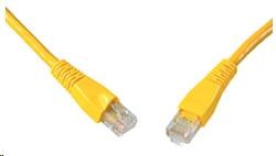 Solarix Patch kabel CAT5E UTP PVC 20m žlutý snag-proof C5E-114YE-20MB