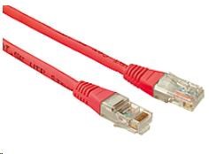 Solarix Patch kabel CAT5E UTP PVC 2m červený non-snag-proof C5E-155RD-2MB