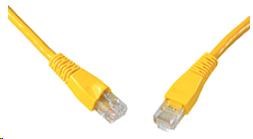 Solarix Patch kabel CAT5E UTP PVC 2m žlutý snag-proof C5E-114YE-2MB