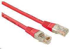 Solarix Patch kabel CAT5E UTP PVC 3m červený non-snag-proof C5E-155RD-3MB