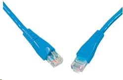 Solarix Patch kabel CAT5E UTP PVC 3m modrý snag-proof C5E-114BU-3MB