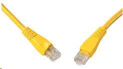 Solarix Patch kabel CAT5E UTP PVC 3m žlutý snag-proof C5E-114YE-3MB