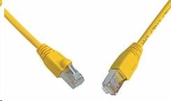 Solarix Patch kabel CAT6 SFTP PVC 0,5m žlutý snag-proof C6-315YE-0,5MB