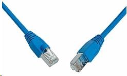Solarix Patch kabel CAT6 SFTP PVC 1m modrý snag-proof C6-315BU-1MB