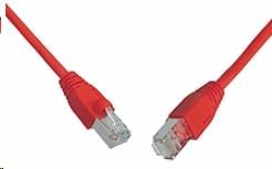 Solarix Patch kabel CAT6 SFTP PVC 7m červený snag-proof C6-315RD-7MB