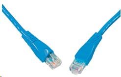 Solarix Patch kabel CAT6 UTP PVC 0,5m modrý snag-proof C6-114BU-0,5MB
