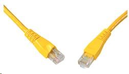 Solarix Patch kabel CAT6 UTP PVC 0,5m žlutý snag-proof C6-114YE-0,5MB