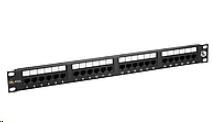 Solarix Patch panel 24 x RJ45 CAT5E UTP 150 MHz černý 1U SX24-5E-UTP-BK