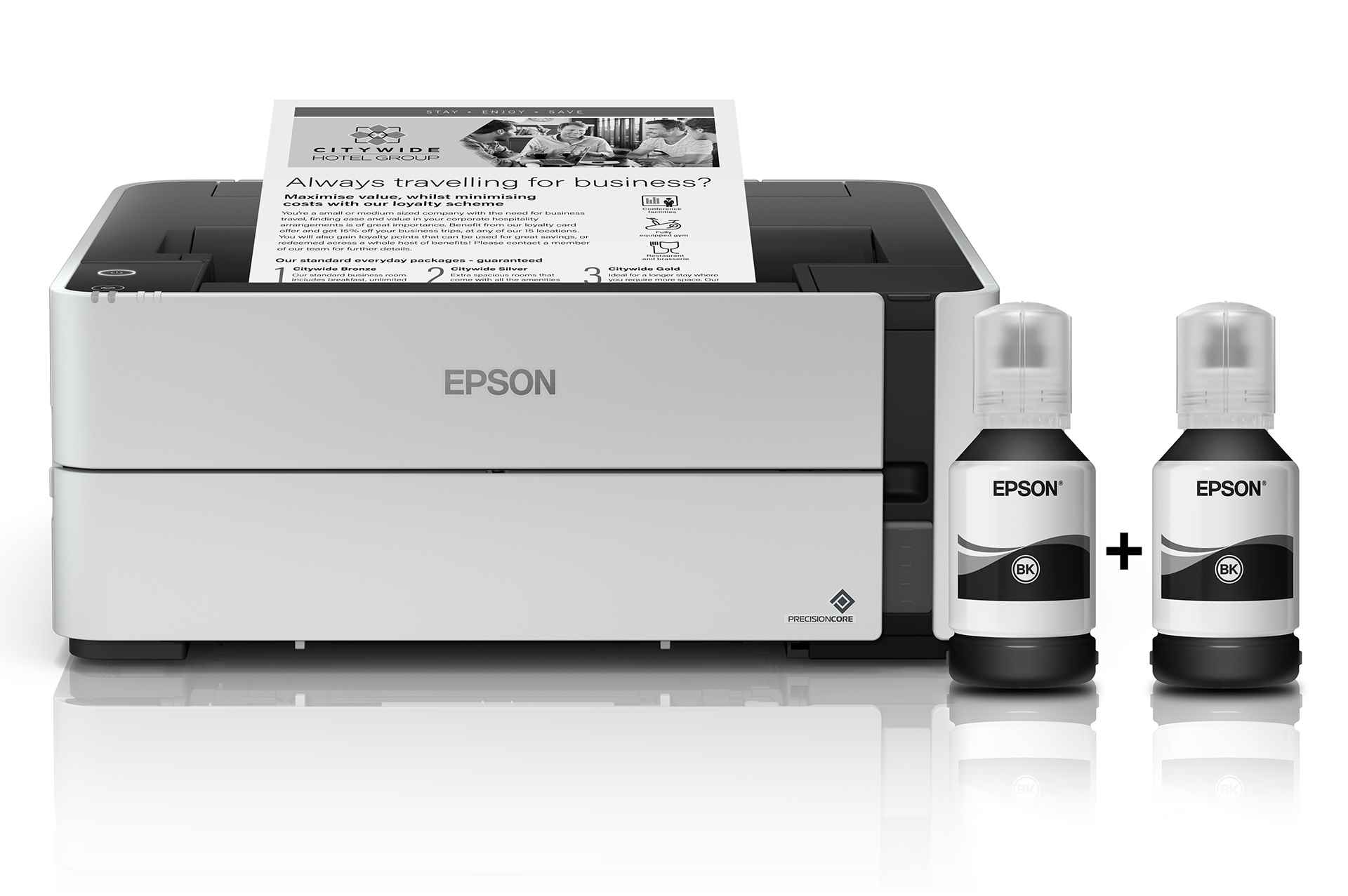EPSON tiskárna ink EcoTank Mono M1170, A4, 1200x2400dpi, 39ppm, USB, Duplex,Záruka 5 let  po registraci zdarma