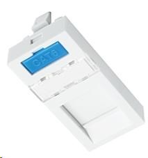 Solarix Modul French style 22,5 x 45mm pro 1 keystone přímý bílý SXF-M-1-22,5-WH-P