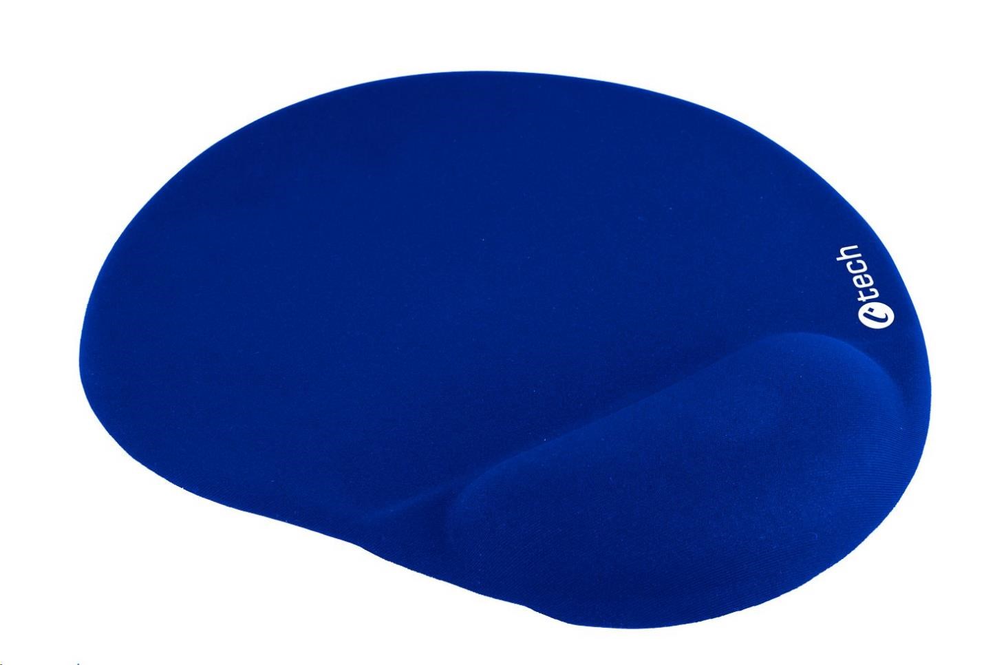C-TECH Podložka pod myš gelová MPG-03, modrá, 240x220mm