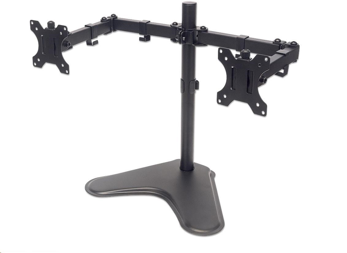 MANHATTAN Stojan (univerzální) pro 2 Monitory LCD, 13” až 32”, 8kg
