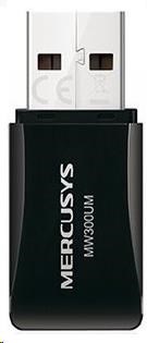 MERCUSYS MW300UM WiFi4 USB adapter (N300,2,4GHz,USB2.0)