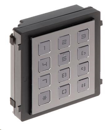 HIKVISION DS-KD-KP, Modul interkomu s kódovou klávesnicí