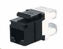 Solarix Zařezávací keystone CAT5E UTP RJ45 černý SXKJ-5E-UTP-BK