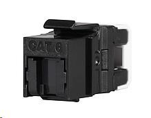 Solarix Rychlozařezávací keystone CAT6 UTP RJ45 černý pro kleště SXKJ-NA-BU SXKJ-6-UTP-BK-NA