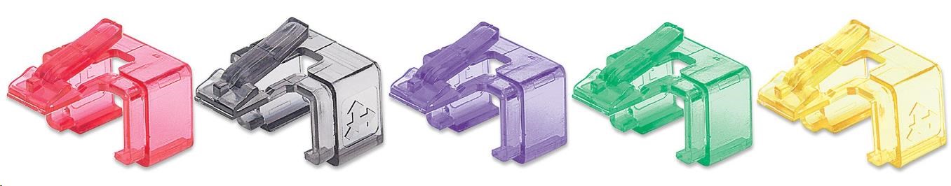 Intellinet klipy pro opravu RJ45, různé barvy, 50 ks