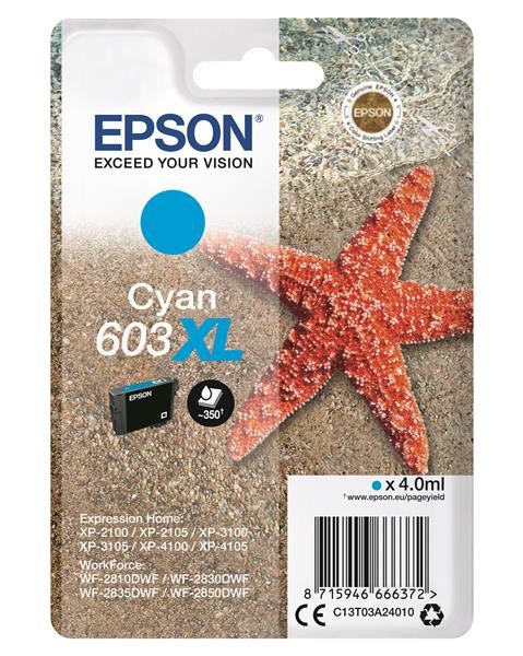 EPSON ink bar Singlepack "Hvězdice" Cyan 603XL Ink