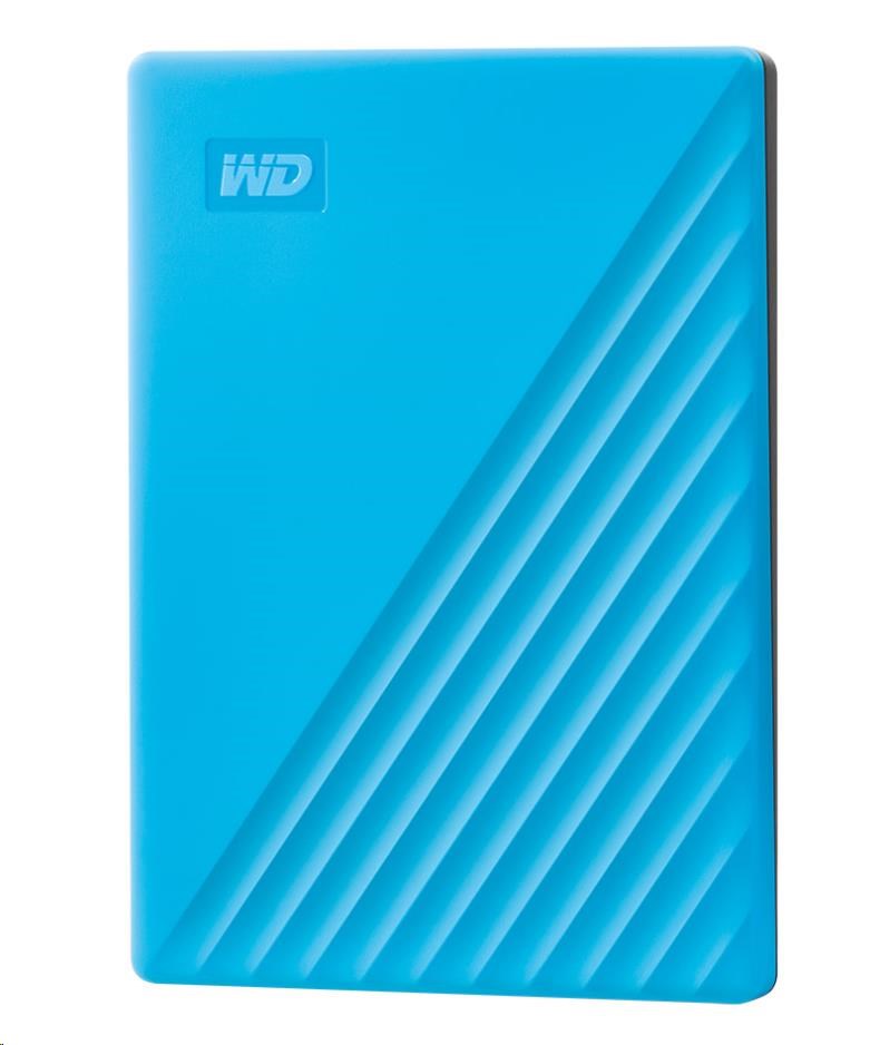 WD My Passport Portable 2TB, Externí HDD, USB 3.0, modrá