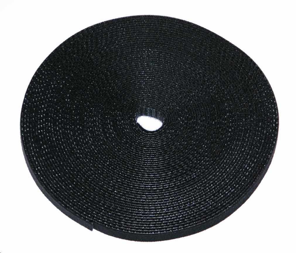Stahovací pásek (oboustranný suchý zip) na kabeláž, šířka 20mm, délka 20m