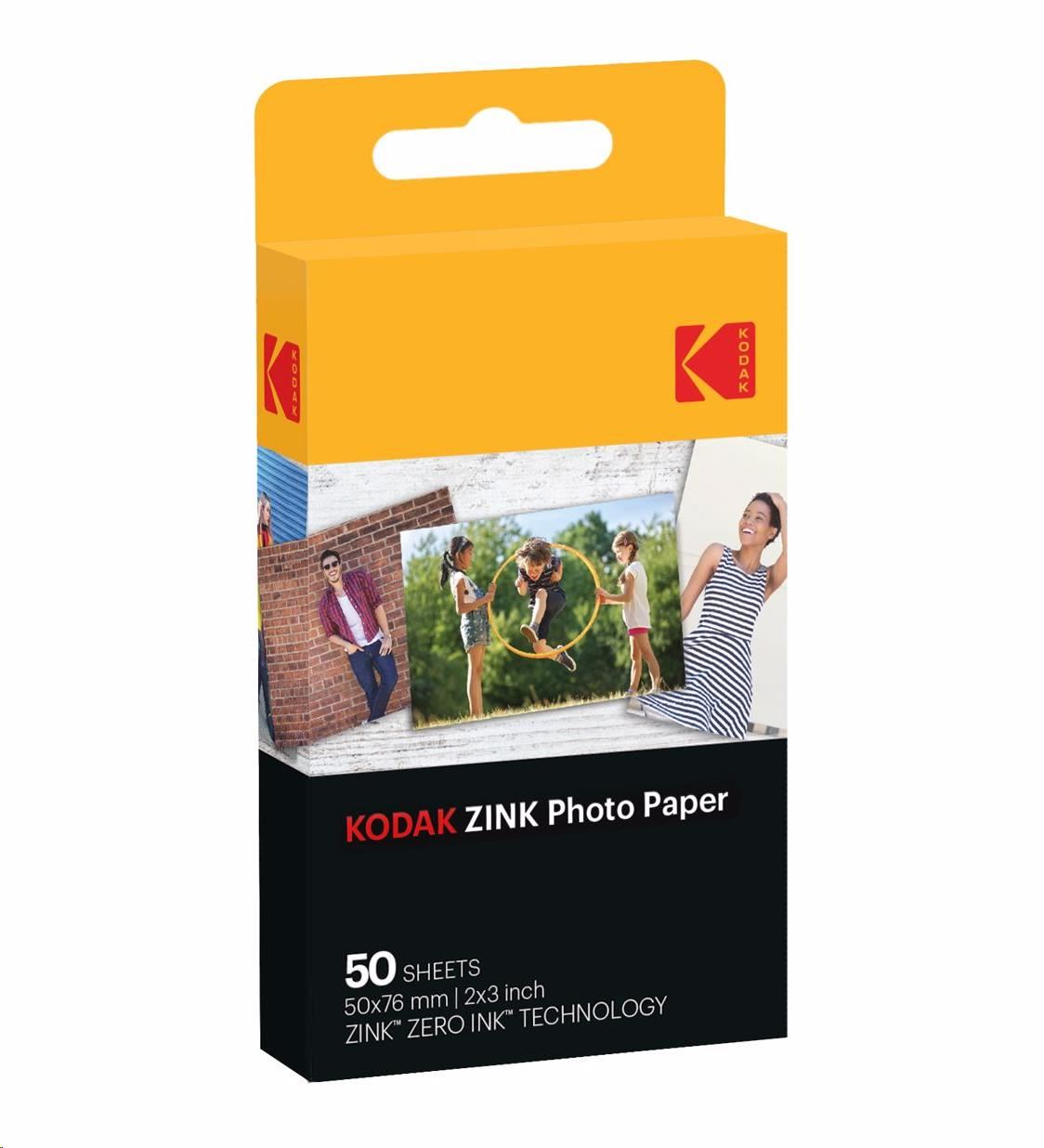 Kodak Zink - fotografický papír 2x3 50-pack