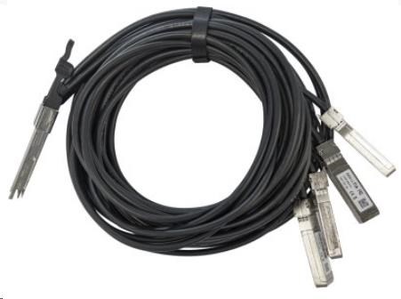 MikroTik Q+BC0003-S+, QSFP+ 40G brake-out kabel na 4x10G SFP+