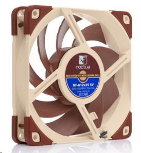 NOCTUA Ventilátor NF-A12x25 5V, 120mm, hnědá