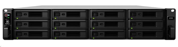 Synology UC3200 Unified Controller (2x 4C/XeonD-1521/2,4-2,7GHz/8GBRAM/12xSAS/2x1GbE/1x10GbE/1xPCIe/RP)
