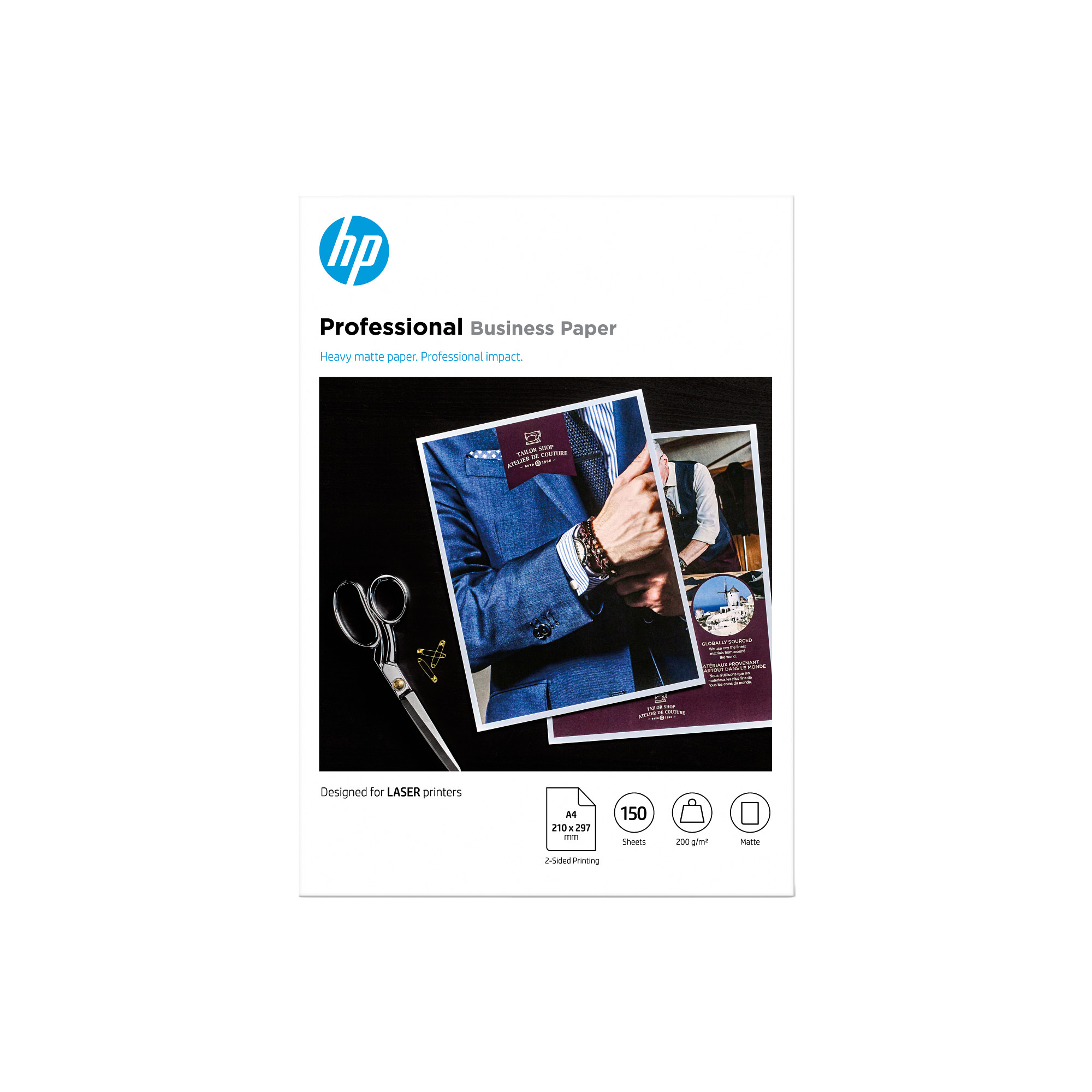 HP Prof Matte LJ A4 200g 150sh FSC Paper (laser)
