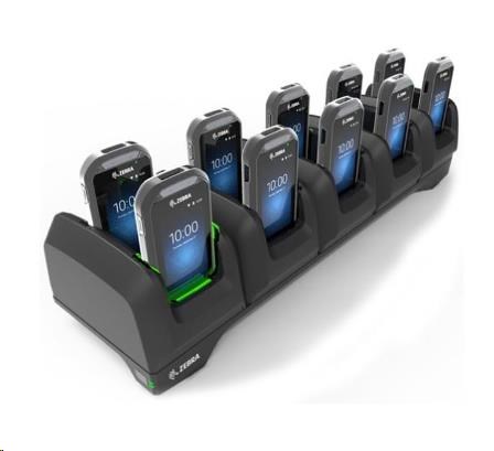 Zebra charging station, 10 slots, uzamykatelná, pro EC30