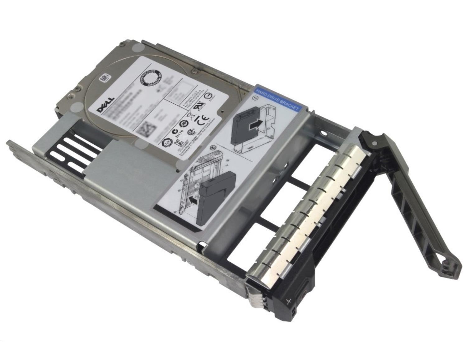 DELL 1.2TB 10K RPM SAS 12Gbps 512n 2.5in Hot-plug 3.5in HYB CARR CK T360, T560, R360,R450,R550, R660, R760, Rxx5...