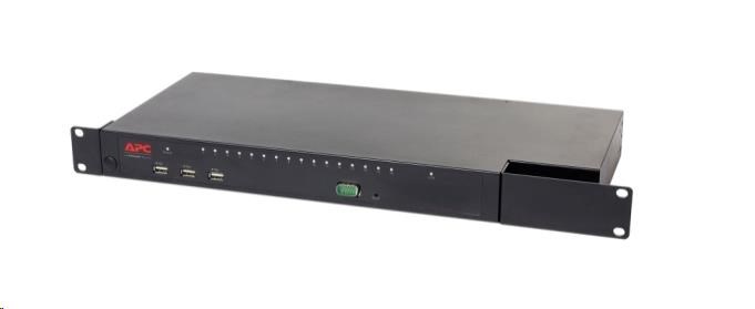 APC KVM 2G, Digital/IP, 1 Remote/1 Local User, 16 Ports with Virtual Media - FIPS 140-2