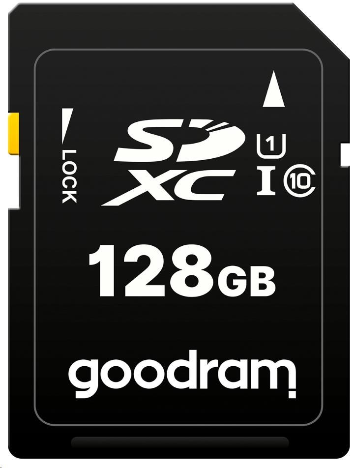 GOODRAM SDXC karta 128GB (R:100/W:10 MB/s) UHS-I Class 10