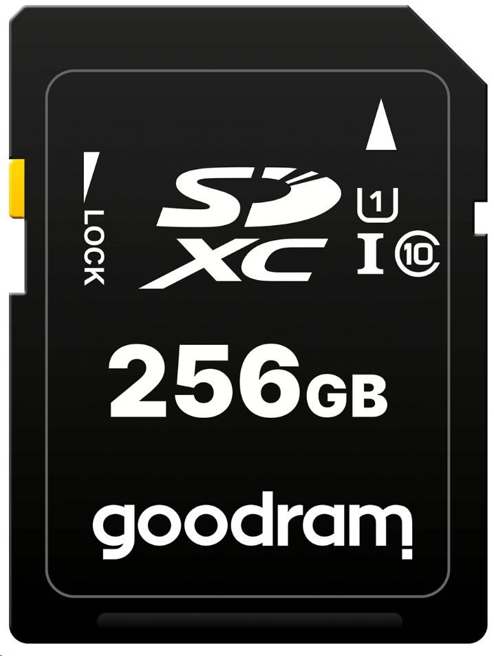 GOODRAM SDXC karta 256GB (R:100/W:10 MB/s) UHS-I Class 10
