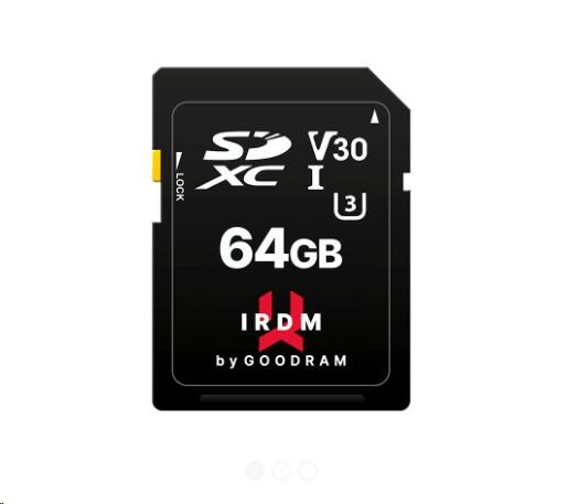 GOODRAM SDXC karta 64GB IRDM (R:100/W:70 MB/s) UHS-I U3