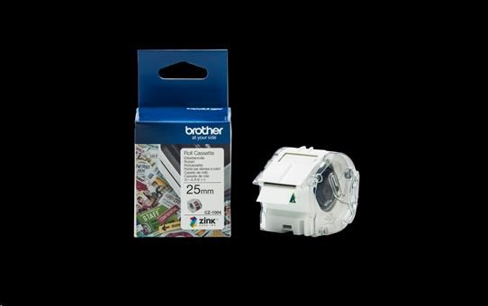 BROTHER Originální barevná kontinuální tisková role Brother CZ-1004, šířka 25 mm. délka 5m - pro VC500W