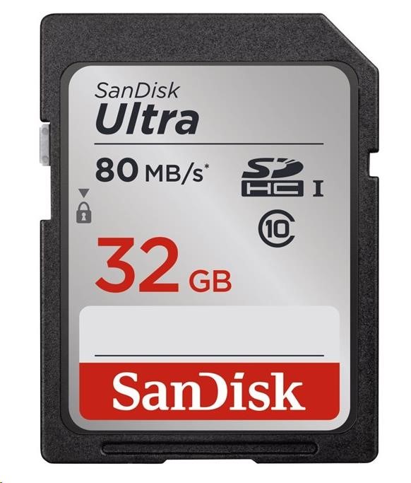SanDisk SDHC karta 32GB Ultra (90 MB/s Class 10 UHS-I)