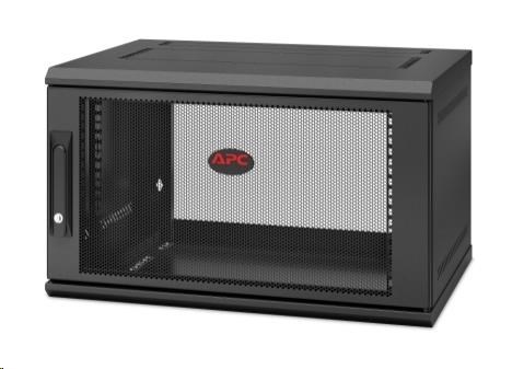 APC NetShelter WX 6U Single Hinged Wall-mount Enclosure 600mm Deep