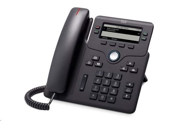 Cisco CP-6851-3PW-CE-K9=, VoIP telefon, 4line, 3,5" LCD, 2x10/100/1000, PoE, MPP, adaptér