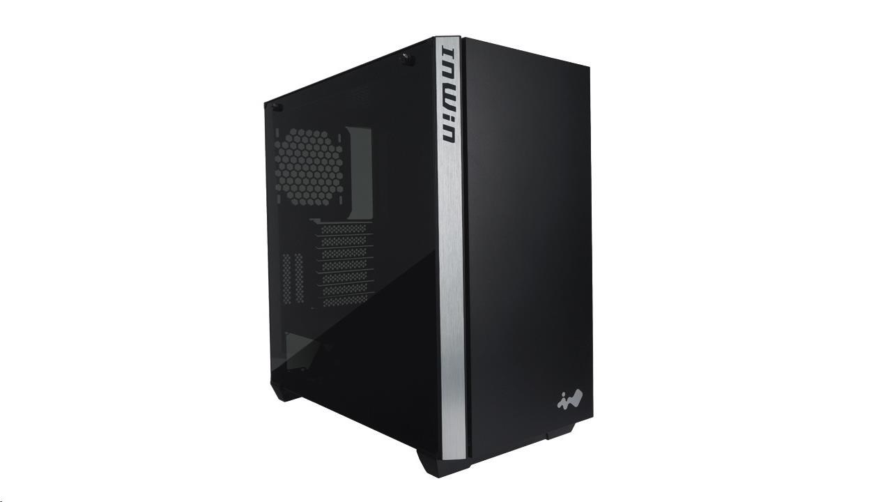 IN WIN skříň 216, mid tower, 220mm PSU, 166mm fan,, 2xHDD, 5xSSD, 2x USB 3.0 / HD Audio / Black