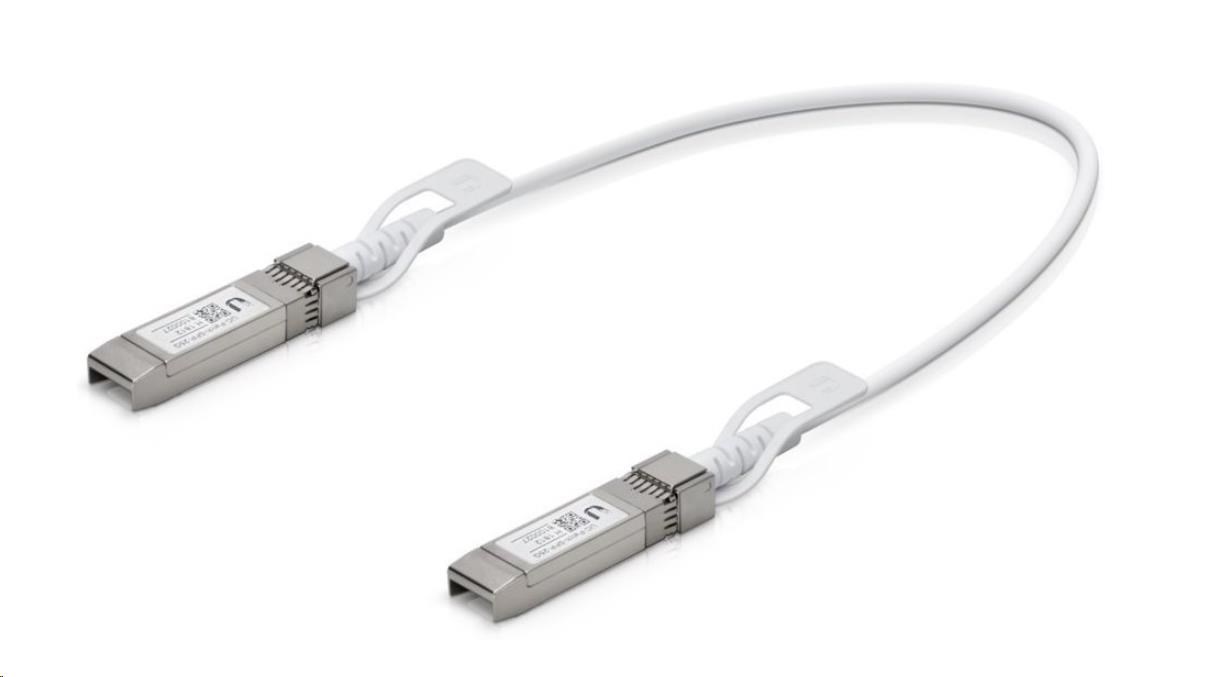 UBNT UC-DAC-SFP28, Direct Attach Cable Patch Cable, SFP28 DAC, 25G, bílý, 0,5m
