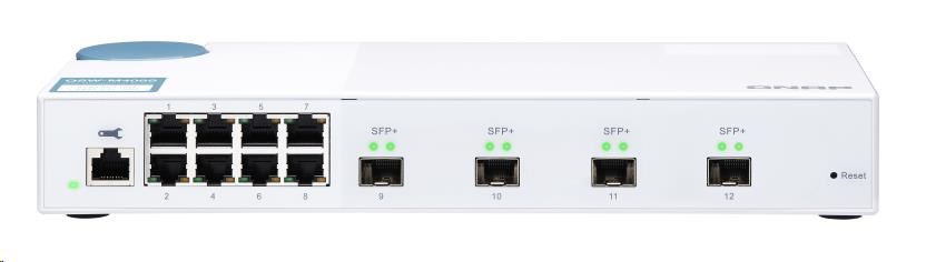 QNAP switch QSW-M408S (8xGbE,4xSFP+)