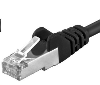 PREMIUMCORD Patch kabel CAT6a S-FTP, RJ45-RJ45, AWG 26/7 2m černá