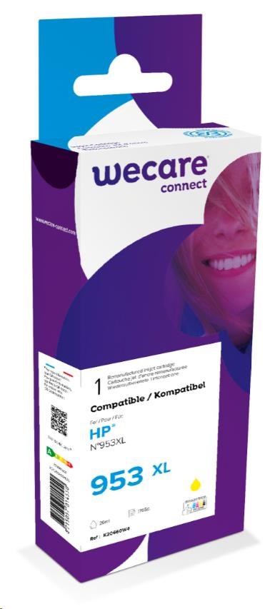 WECARE ARMOR cartridge pro HP OfficeJet Pro 8218, 8710, 8720, 8730, 8740 žlutá 26ml (953XL)